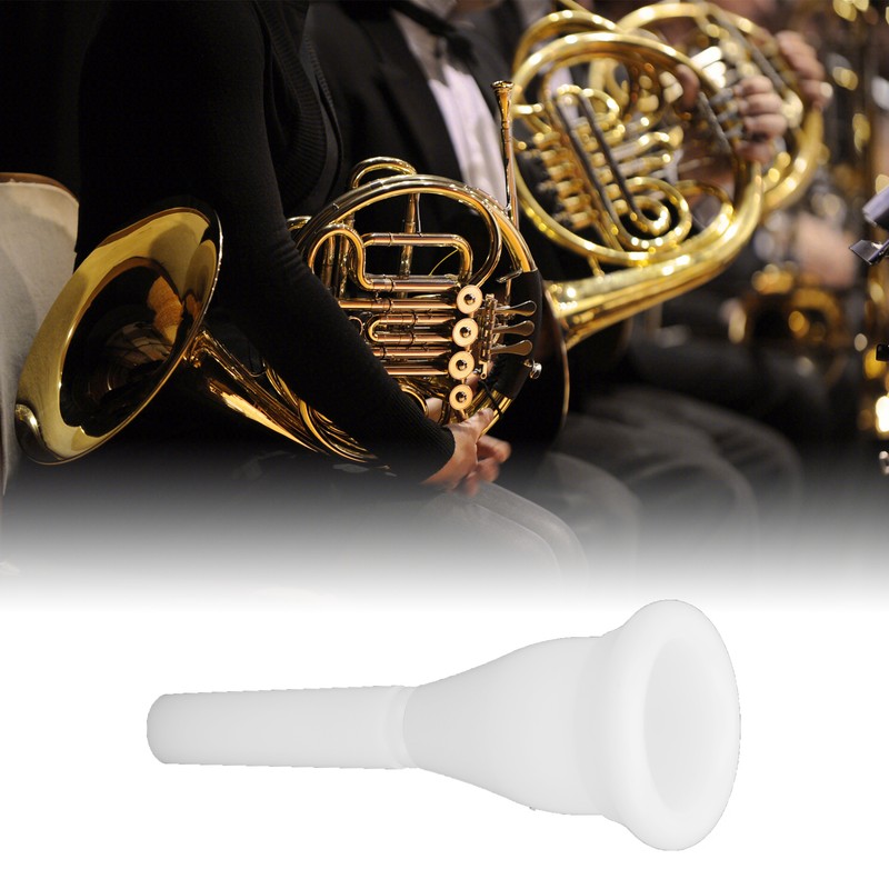 French Horn Mouthpiece White MT23 Mibet ABS NonToxic Harmless Musical