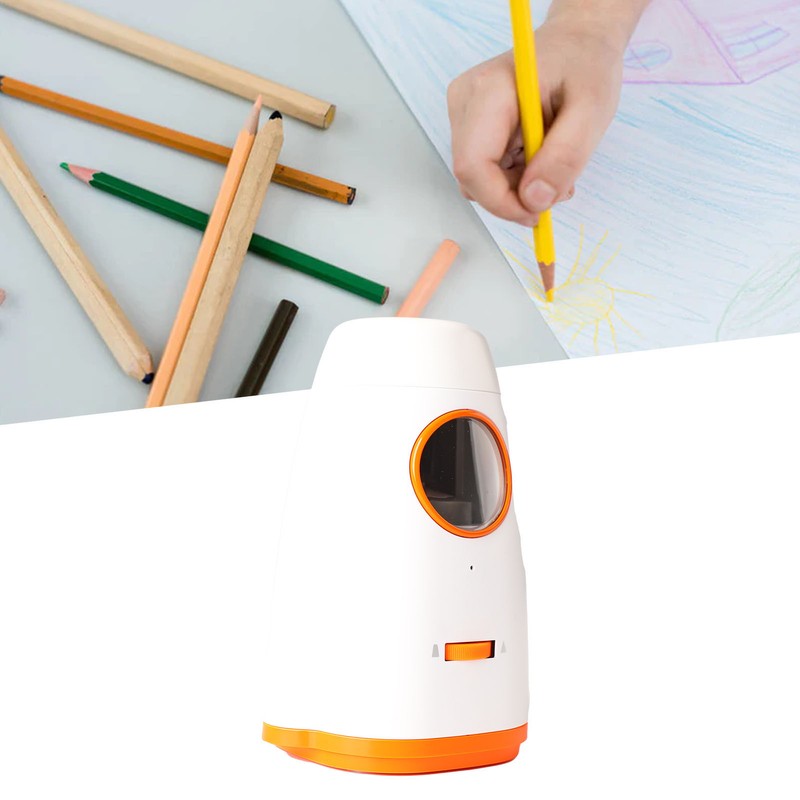 Electric Pencil Sharpener Full Automatic 1200mAh USB Charge High Speed