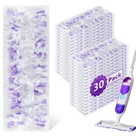 30 Pack Power Mop Refills Pad for Swiffer Power Mop, Disposable Spray Wet Pad Refills for Swiffer Power mop Multi-Surface &Wood Mopping Pad Refills,Mop Pads Replacement for Floor Cleaning