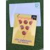 Just Wink Fun Card Pizza Lover Write In Your Massage