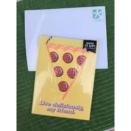 Just Wink Fun Card Pizza Lover Write In Your Massage Live Deliciously