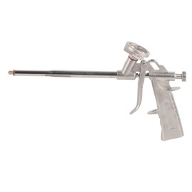 Foam Dispensing Gun,Spray Foam Gun,Pistolet De Calfeutrage Mousse Professional Spray,Galvanized Steel Quad 1 Pcs Foam Expanding Spray Gun Sealant Dispensing Pu Insulating Applicator Tool