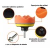 Dolores 8pcs 7in Esponja Coche Almohadilla Disco Pulir Encerar Borla