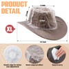 Cowboy Hat Cover, Plastic Cowboy Hat Rain Covers Waterproof Hat
