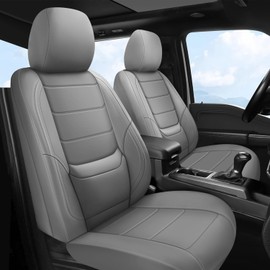 Toyota Tacoma Seat Covers Custom Fit 2016-2023,Truck Seat Covers for Tacoma Double & Crew Cab SR SR5 TRD Sport TRD Off-Road TRD Pro (Grey, (2016-2023) Full Set)