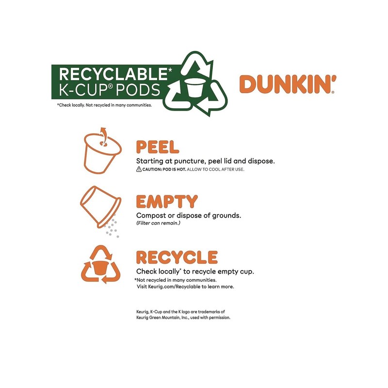Dunkin' Donuts 176 Count Dunkin Donuts Original Blend K-Cups Medium