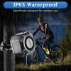 NineLeaf Bike Alarm USB Rechargeable with Mount, Bike Alarm with