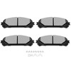 SCITOO Disc Brake Pads Kits D1324-8436 Ceramic Front Brake Pads