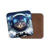 1 x Astronaut Cat Coaster - Kitten Space Funny Joke