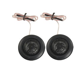 Sourcingmap 2.3" Dia Black Dome Tweeters Car Audio Speaker 2 Pcs
