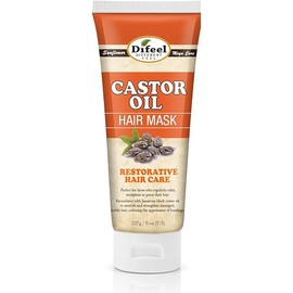 Difeel Castor Oil Hair Mask 8 oz. - Damage Repair Masque, Castor Oil Hair Repair