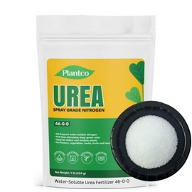 Urea Fertilizer 46-0-0 from Plantco | Spray Grade, Water-Soluble Prills Make 36 Gallons of Liquid Urea | Fast Release, Foliar Spray Urea 46-0-0 Suitable for Indoor & Outdoor Plants