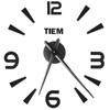 Frameless Wall Clock Sticker Mirror Surface Living Room Bedroom Office