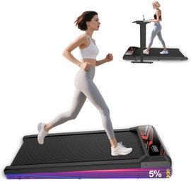 Maicifi Walking Pad Treadmill with Incline - Under Desk Treadmill 2.5HP Motor Low Noise,Portable Treadmills for Home, 2 in 1 Folding, Remote Control with LED Touch Screen 265Lbs Weight Capacity