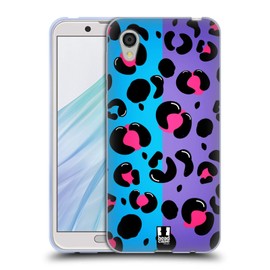 Head Case Designs Leopardmuster Nail Art Soft Gel Handyhülle Hülle kompatibel mit Sharp Aquos Sense2 SHV43