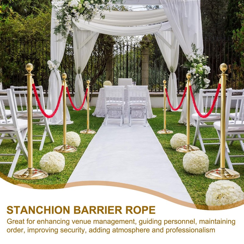 sourcing map Twisted Stanchion Rope 3.28 Ft/1 M, Barrier Rope