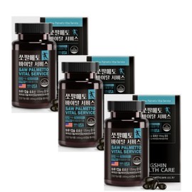Prostate Saw Palmetto Prostate Nutrients Men's Prostate Loric Acid Saw Palmetto 3 Pieces / 전립선쏘팔메토 전립선영양제 남자전립선 로르산 소팔메토 3개
