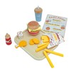 Colcolo Burger Stacking Toy Pretend Play Food Set Realistic Party