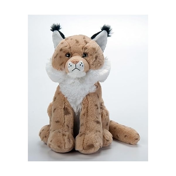 The Petting Zoo Lynx Stuffed Animal Plushie, Gifts for Kids,
