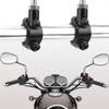 Motorcycle Mirrors Mounts 7/8" Handlebar Mirror Mount Holder Clamp Adaptor
