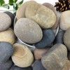 YISZM 40lbs Natural River Rocks, 3"-4" Premium Pebbles for Garden