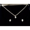 Unbranded Stunning CZ Marquis Necklace & Earrings Box Set