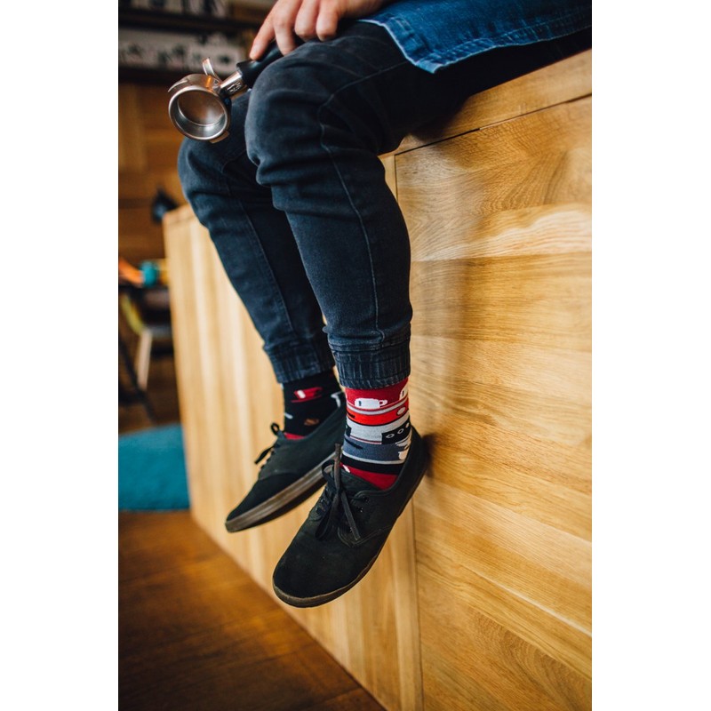 Dedoles Many Mornings Dark Espresso Funny Socks Adult UK3-5/EU35-38/US4-6