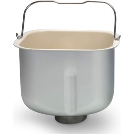 KBS Bread Maker Ceramic Pan, Bread Pan with Kneading Paddle for 2LB MBF010 Bread Machine, 5-Layer Crystal Metal Structure Bread Ceramic Pan