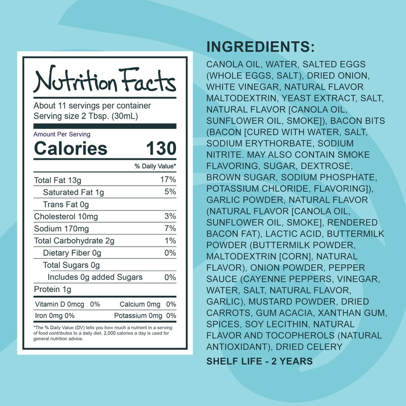 Stonewall Kitchen Bacon Ranch Dressing, 11 Ounce