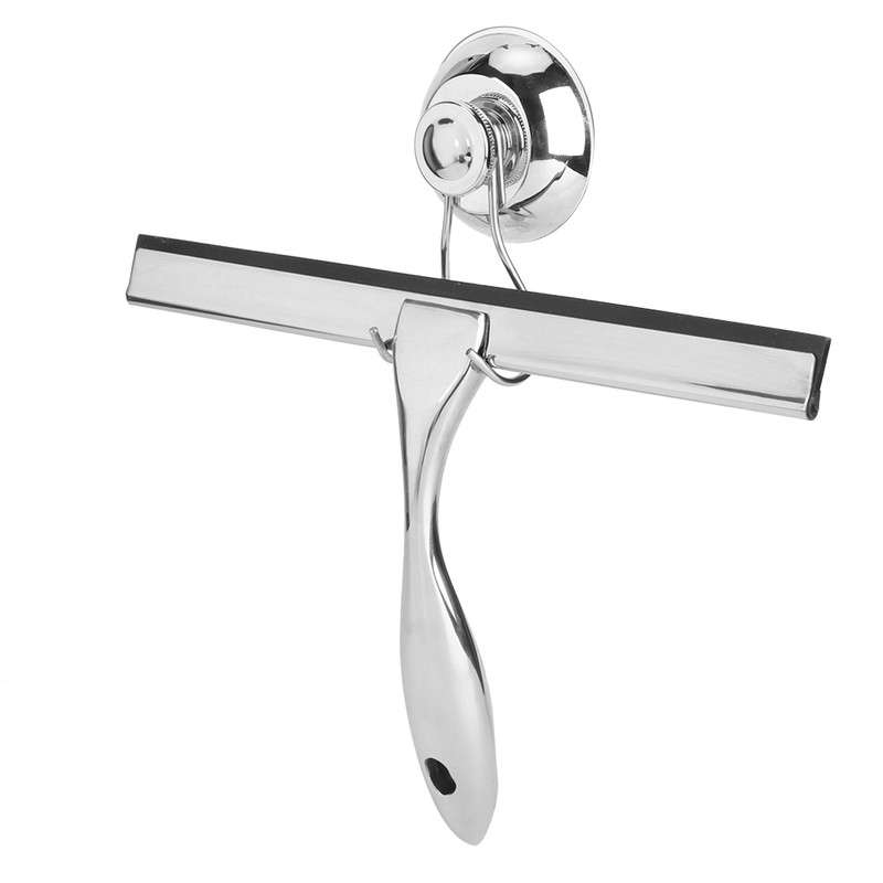 Stainless Steel Glass Cleaner Window Wiper Bathroom Glass Tile Scraper