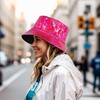 Manfnee Rave Bucket Hat for Men Women Waterproof Rain Hat