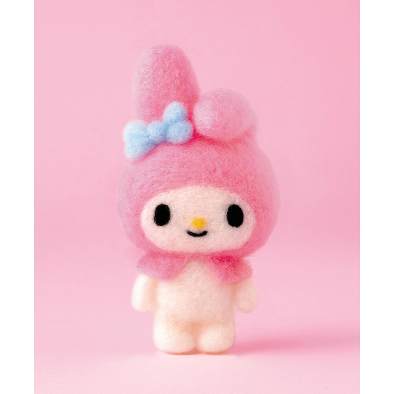 Hamanaka H468-000-113 Woolen Felt Kit, Needle Felt, Sanrio Characters, My