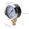 VILLFUL Vacuum Pressure Gauge Air Compressor Oil Water Gas Vacuum