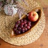 wohnfreuden Teak Wood Bowl Brown Oval 30 cm - Tropical