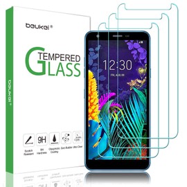 beukei (3-Pack) for LG K30 (2019)/(LG Journey LTE L322DL) Screen Protector Tempered Glass, for LG Aristo 4 Plus/LG Escape Plus/LG Arena 2 / LG Neon Plus Screen Protector, Anti Scratch, Bubble Free