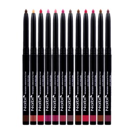 Beauty Spot 12 Colors Retractable Waterproof Lip Liner Set, Roll It Up Auto Lip Liner Pencil, Long Lasting Fade Resistant