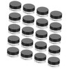 Baluue 20pcs Cosmetic Cream Jars Transparent Sample Containers with Tight