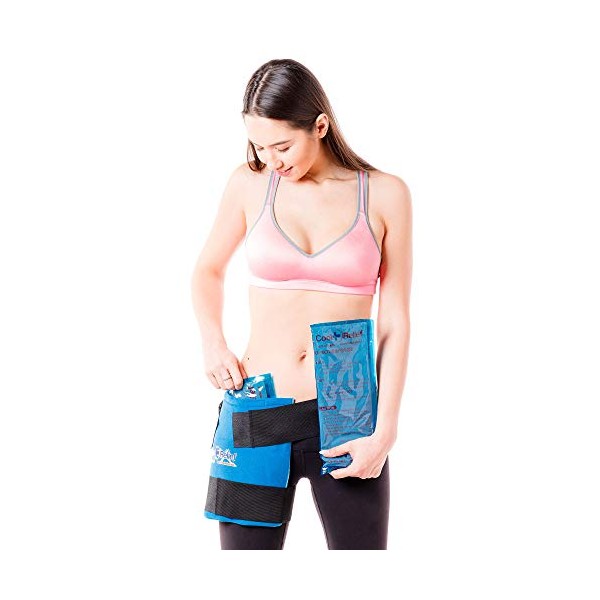 Soft Gel Hip Ice Wrap by Cool Relief (2 Removeable Inserts)
