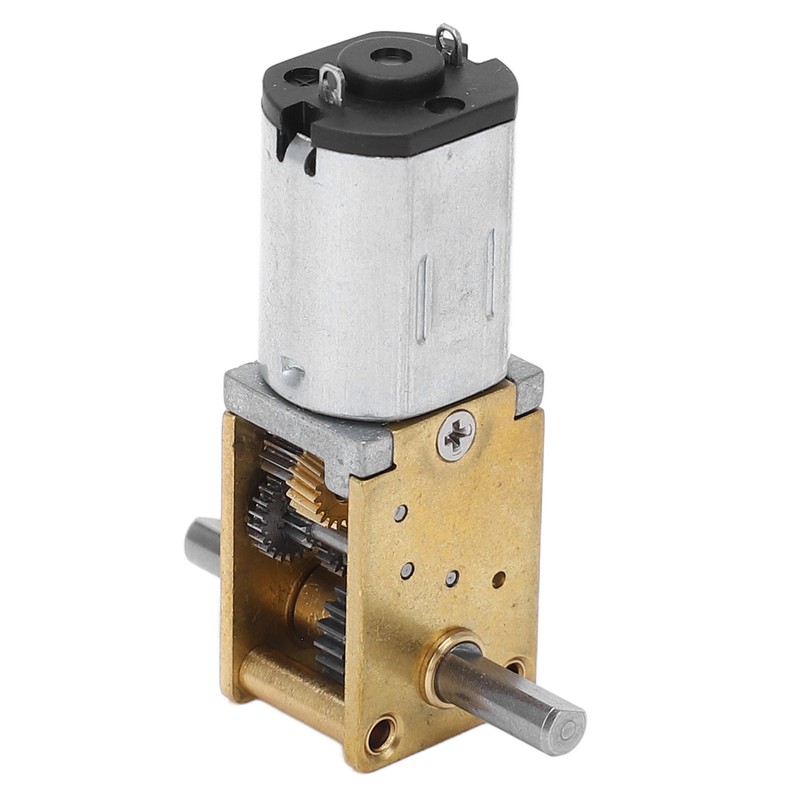 Gear Motor Speed Reduction Dual Output Shaft Worm Brushed Large