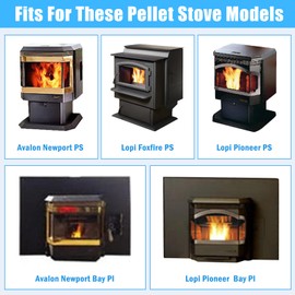 99300170 Burn Pot for Lopi Pioneer Bay & Foxfire 400 PS & Heritage Bay PS, Avalon Newport Bay & 900 PS & Avanti PS Pellet Stoves Inserts, Burnpot for Lopi & Avalon Pellet Stove Fire Pot Firepot