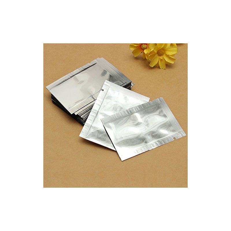 LEXPON Aluminum Foil Mylar Vacuum Bags Silver Package Food Pack