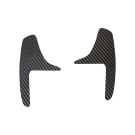 CA Paddle Shifter Vinyl Overlay Decals-Black Gls Carbon Fiber-2014-201