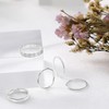 Honsny Rings Stacking Rings for Women Stackable Silver Rings Thin