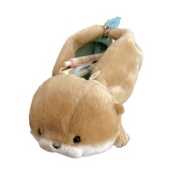 Stationery Bag Large Capacity High Quality? Plush Pen Box Portable Owl Stationery Organizer Student