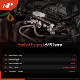 A-Premium A/C High Side Pressure Switch [2 Pins] Compatible with Kenworth T2000 1998-2011, T660 2008-2011, T700 2011, T800 2007-2011, W900 2007-2011