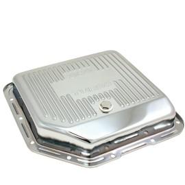 Unbranded Chevy GM Shallow TH350 Turbo 350 Chrome Transmission Pan Kit W/ Gasket & Bolt