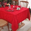 Honellaty Christmas Red Napkins, Jacquard Heavy Weight and Wrinkle Resistant