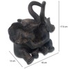 Objectz Elephant Couple Figurine - Two Loving Elephants with Heart