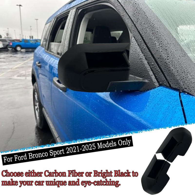 Side mirror covers,For Ford Bronco Sport 2021 2022 2023 2024