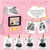 Dhapy Kids Camera Instant Print, 1080P HD Instant Camera, 16x
